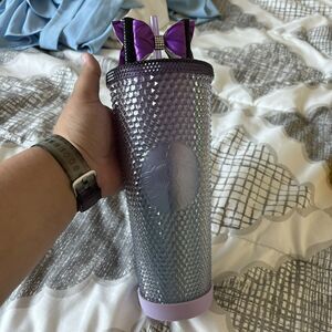 Authentic  Starbucks Korea Spring Purple Beam Cold Cup Studded 24oz SKU Tumbler